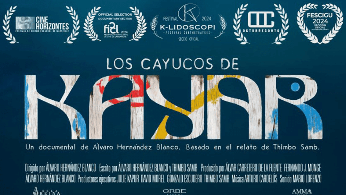 Cartel de «Los cayucos de Kayar»