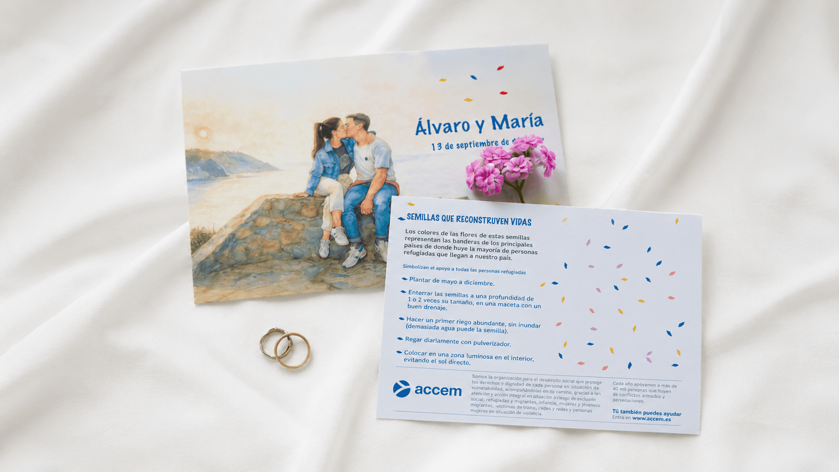 Detalles de boda solidarios: cuando celebrar es también sembrar futuro